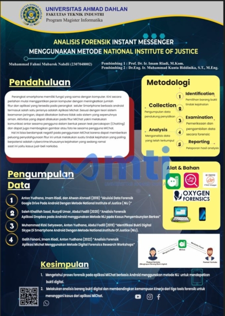 Metode Nij ANALISIS FORENSIK INSTANT MESSENGER MENGGUNAKAN METODE NATIONAL ...